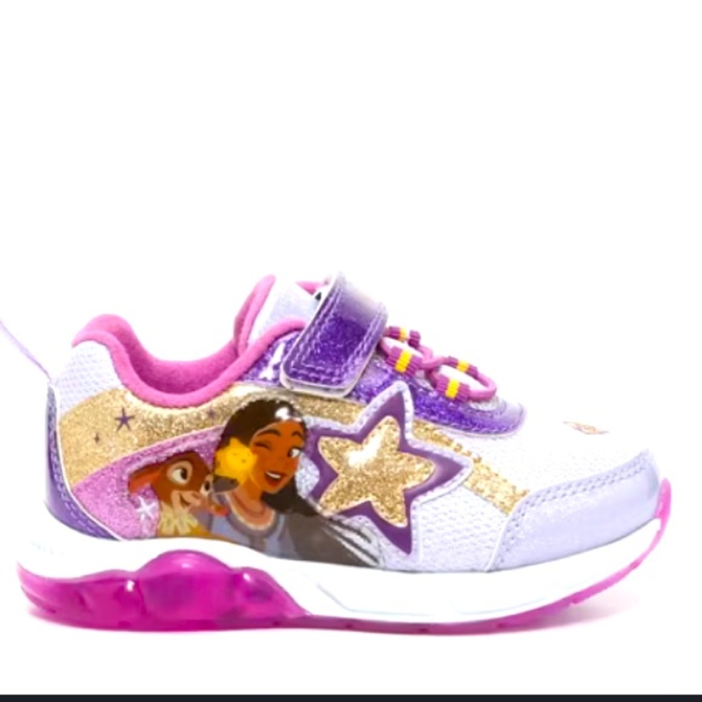 Disney Collection Girls Wish Lighted Sneaker Shoe 8